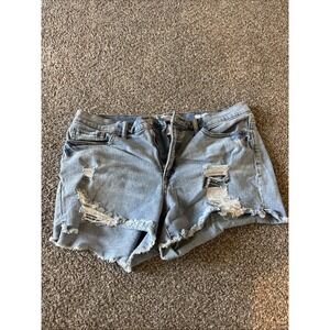 Women's Sofia Distressed Jean Shorts by Sofia Vergara‎ Size 10
